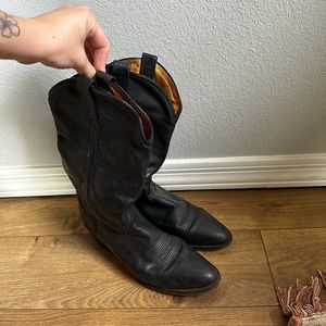 Tony Lama Black Cowboy Boots